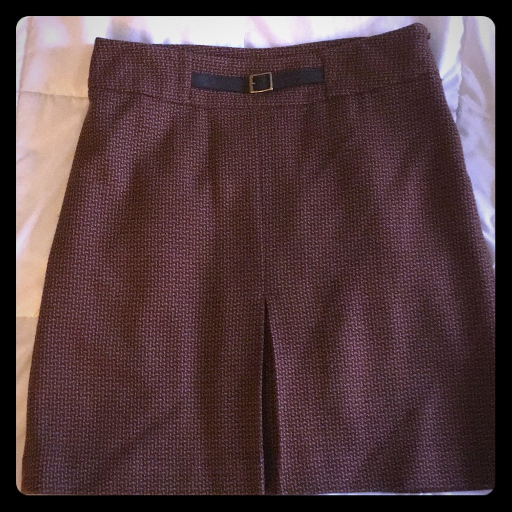 LOFT Ann Taylor tweed knee length skirt